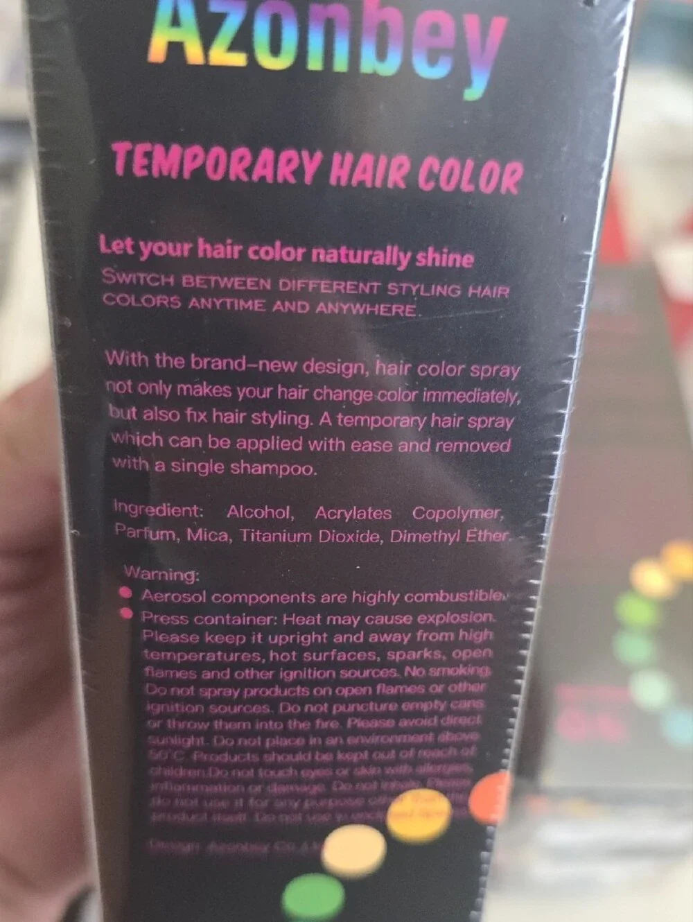 Multi-Color Hair Dye — Pink, Purple, Green Shades